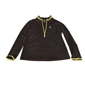 PINK Victoria’s Secret Women's Large Ultimate Athletic 1/4 Zip Pullover Shirt